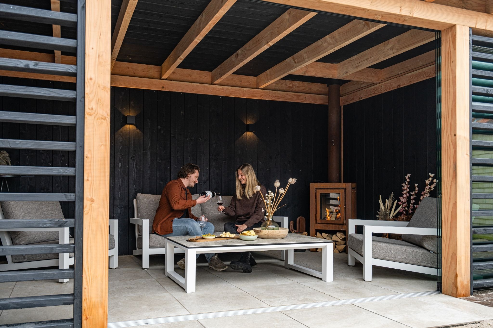 Overkapping met shutters | Apard