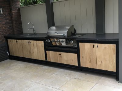  Buitenkeuken hout